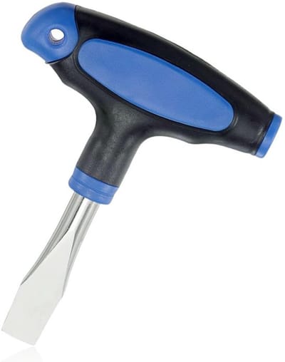 Allecto - T-Handle 12mm Flat Screwdriver - Ergonomische