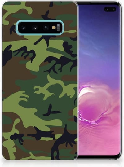 Samsung Galaxy S10 Plus TPU bumper Army Dark