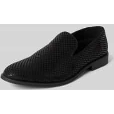 Loafers met labeldetail, model 'BERTON'