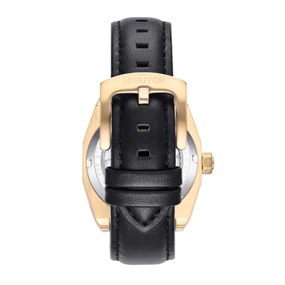 Heritor Automatic Elliott leren band horloge