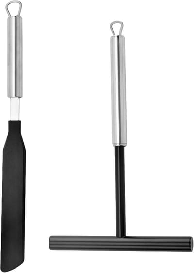 Pannenkoekenspatelset - Crêpeset - Ontbijt Maken - T-vormige Strooier - 34cm Spatel