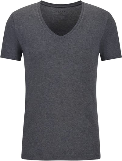 FALKE Daily Comfort Multipack Deep V Neck ademend katoen top van onderlaag heren grijs - maat S