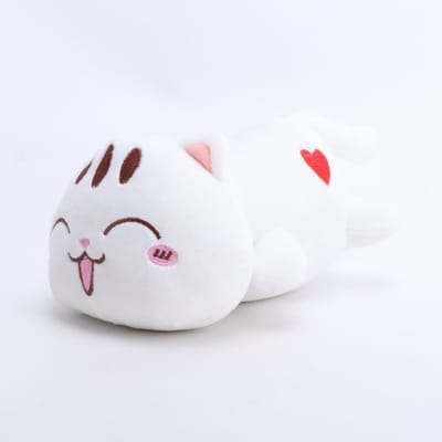 Schattige Zorgzame Kat Pluche Speelgoed Zacht Kawaii Knuffeldier Kitty Pluche Valentijnsdag Verjaardagscadeau Troostmaatje Gezellig Decor 25cm