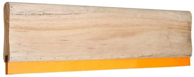 Dailygoods- Zeefdrukrakel Hoogwaardige Kwaliteit - Houten Handvat - Robuuste Rubberband - Ergonomisch Ontwerp - 75 Durometer - 10/15/20/30cm - Inkrakel