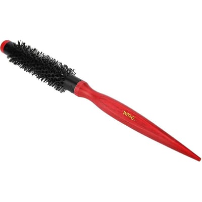 Mini Ronde Krullende Kam Haarborstel Kapper Hairstyle Haarstyling Schoonheidstools1# black