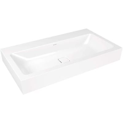 Kaldewei CONO wall-mounted washbasin 3090 without tap hole, 90 cm 902606003001