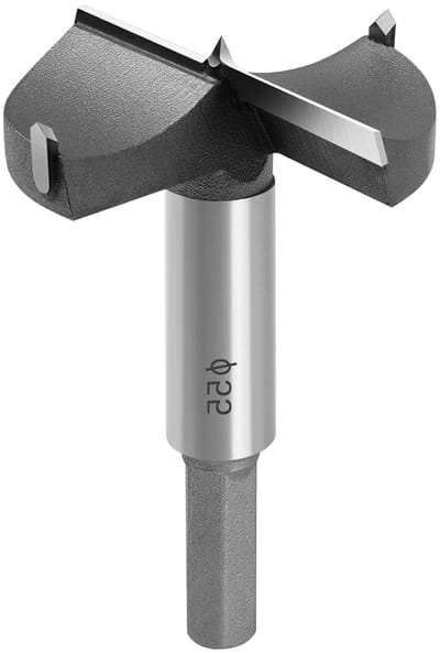 Houtboren 55mm, carbide frezen voor het maken van schone gaten in hout, ideaal voor deuren, lades en multiplex