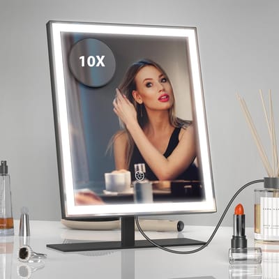 Dimbare Make-upspiegel met Verlichting en 3 Kleurmodi - Elegante Persoonlijke Spiegel voor Vrouwen