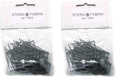 Stern Fabrik steekkrammen - 100x - 35 mm - krammetjes/patentkrammen/klemmetjes