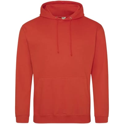 Just Hoods College Hoodie JH001 - Sunset Orange - L