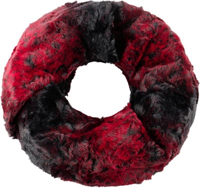 Dames Sjaal - Warme omslagdoek - Nek warm houden - Stijlvol accessoire - 23 x 23 cm - Rood