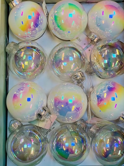 S&L Luxe Christmas Gifts kerstballenset - 12stuks - 8cm - onbreekbaar - kerstversiering - kerstballen
