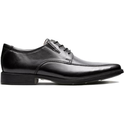 Clarks Tilden Walk - heren veterschoen - Zwart - maat 40 (EU) 6.5 (UK)