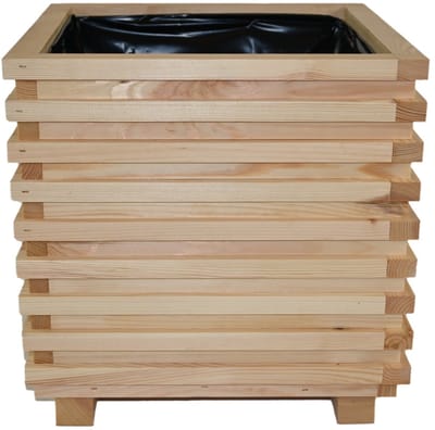 TuinChamp Plantenbak geimpregneerd hout 40 x 40 x 40 cm