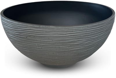 Dailygoods- Plantenbak Grote 45 cm - Decoratieve Schaal - Weerbestendig - Robuust Kunststof - Voor Binnen/Buiten - Steenlook Design - Bloempot