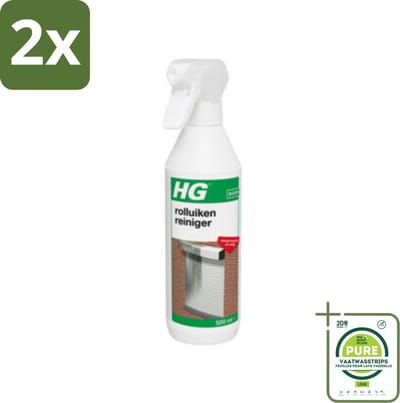 HG Rolluiken Reiniger 500 ml - Voordeelverpakking - 2 stuks - Rolluikkast reiniger - Rolluiken schoonmaken
