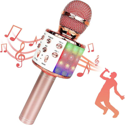 Kids Karaoke Microfoon Draadloos – Bluetooth KTV-Speaker Met Opname Voor Kinderen, Geschikt Voor Smartphone En Computer