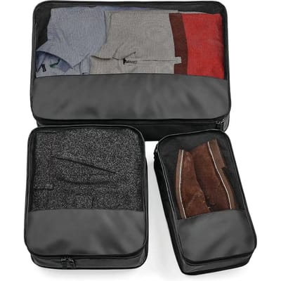 BagBase Escape Packing Cube Set BG459 - Black - -
