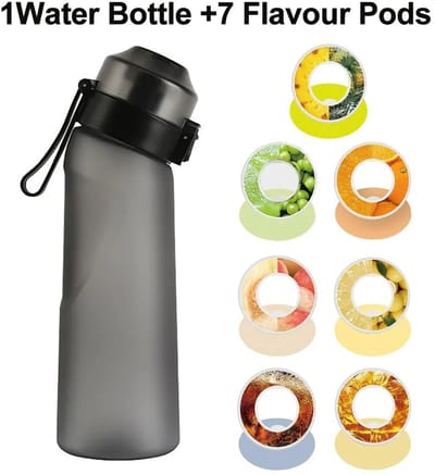 Innovastore Drinkfles - Sportluchtwaterfles - Sportwaterbeker - Drinkbeker - Geurwater Drinkfles - Inclusief 7 Pods - 650ml