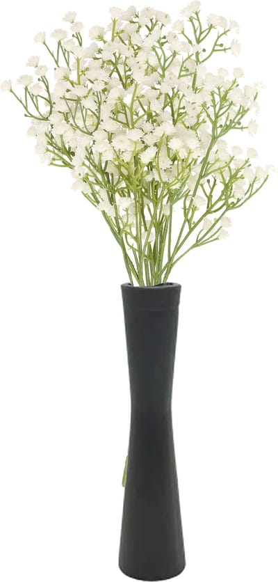Bellatio Design Kunstbloem Gipskruid Muralis - 3x - 30 cm - wit - losse tak - kunst zijdebloem - Gypsophila