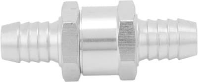 Inline terugslagklep voor lucht, water en gas - Aluminiumlegering, 12mm, ideaal voor brandstof en olie