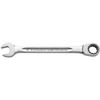 Stahlwille 40171212 17F 12 FLACH Steek-ringratelsleutel Sleutelbreedte (metrisch) 8 - 19 mm