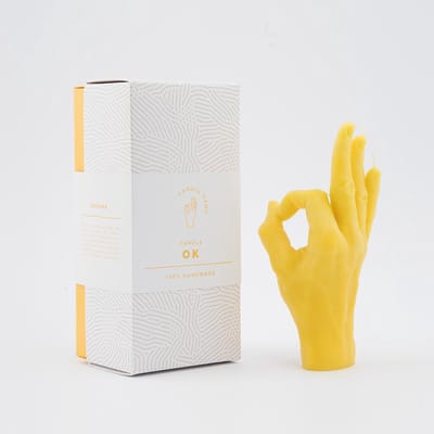 CandleHand - OK - yellow