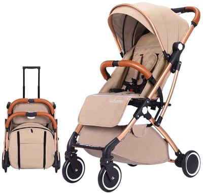 Mogi Products-Compacte Kinderwagen – Inklapbaar tot Trolley – Lichtgewicht buggy-Handbagage kinderwagen-Trolley buggy-Luxe wandelwagen