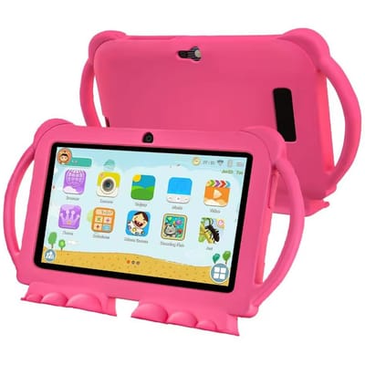 Nieuwe 10,1 inch Android 13.0 Laptop Computer Draagbare Mini-laptop met Octa Core Allwinner A523 CPU 4GB RAM 128GB EMMC HD IPS A523 roze