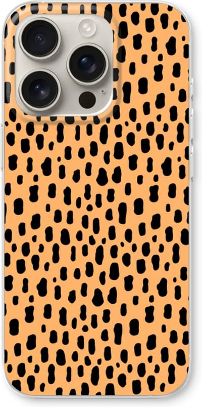 Case Company® - Hoesje geschikt voor iPhone 16 Pro hoesje - Panter - Soft Cover Telefoonhoesje - Bescherming aan alle Kanten en Schermrand