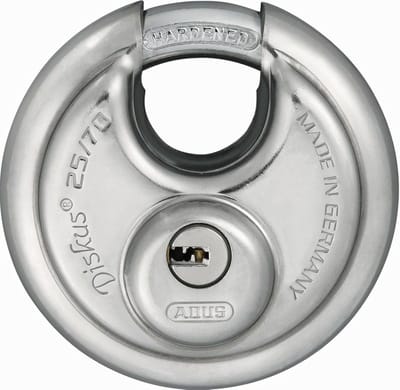 ABUS Diskus 25/70 Hangslot met 5 sleutels voor de deur en deur