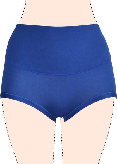 Dames slips 3 pack hoog model donker blauw L