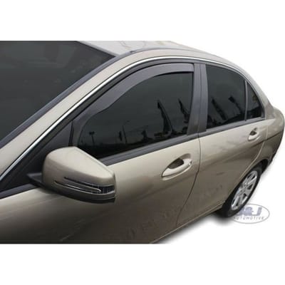 J&J AUTOMOTIVE | Heko Deflecteurs d'air Déflecteurs de Vent Pour Mercedes C Classe W204 4-Porte 2007-2014
