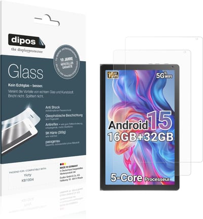 dipos – 2x Matte Pantserfolie geschikt voor Yicty KB1004 | 9H Screenprotector