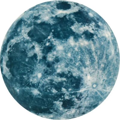 Ulanax® | Glow in the Dark Maan - Muursticker - 12CM - Verlicht - Betoverende muursticker |