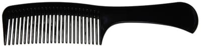 Rojafit Professionele Kam - Greepkam - Ergonomische Handgreep - Lang 22 cm.- Hoog 5 cm.-Zwart