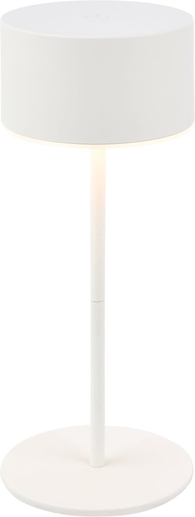BRILONER Kira - Tafellamp oplaadbaar - dimbaar - met touchfunctie - warm wit licht - binnen en buiten - in hoogte verstelbaar - Ø8 x 19 cm - oud wit