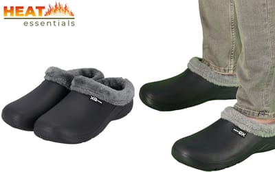 Klompen Heren - Tuinklompen Heren - Gevoerd - Navy - Maat 44 - Clogs - Tuinschoenen