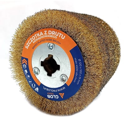 Glob Tools - Schrobborstel - Messing - 120x100x19mm