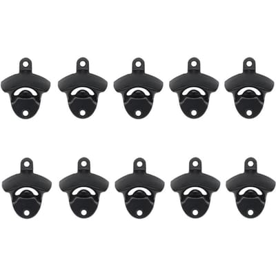 5 stuks/10 stuks Flesopener Wandmontage Rustiek Bieropener Set Vintage met Montageschroeven voor Keuken Café Bars
