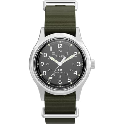 Timex MK1 TW2Y07900 Horloge - Textiel - Groen - Ø 36 mm