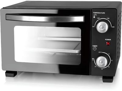 SP® Mini Oven - Elektrische oven - Instelbare Temperatuur - Zwart - 23cm x 37cm x 31cm