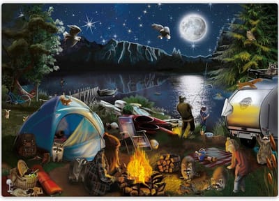 QUOKKA Puzzle 1 x 500 PC Adult Campfire