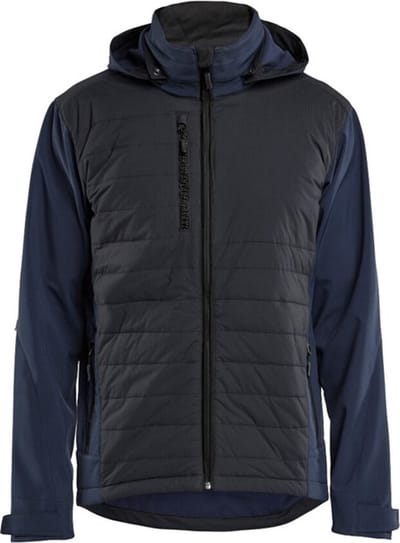 Blåkläder 4743 Hybride Jack - blauw/zwart maat L