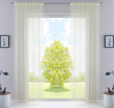 Unyqoos ® Elegante Set Van 2 Draadgordijnen Voor Stijlvolle Interieurinrichting En Privacy