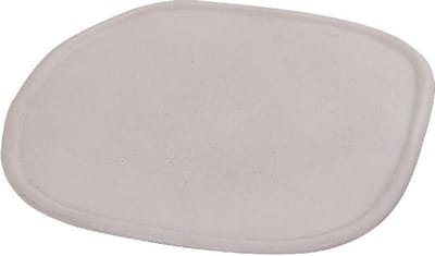PTMD Schaal Cindae - 34x31x1 cm - Aluminium - Creme