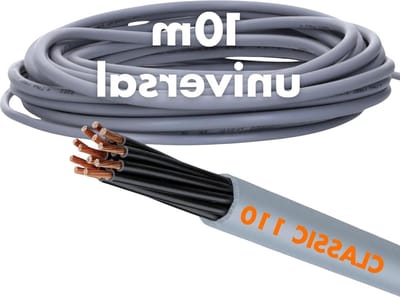 10 m Lapp 1119853 Ölflex Classic 110 PVC steering line 3x1 mm² without green-yellow protective guide I steering cable 3-wire I cable 3-wire - high quality - outdoor use stroomkabel 3 aderige