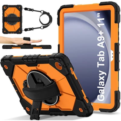 Pour Samsung Galaxy Tab A9+ Coque SM-X210/X215 Housse de tablette funda Tab A9+ 5G SM-X216B/X218U/A11+ SM-X230/X236B A11 PLUS 11 pouces A11PLUS SM-X230 X235 white