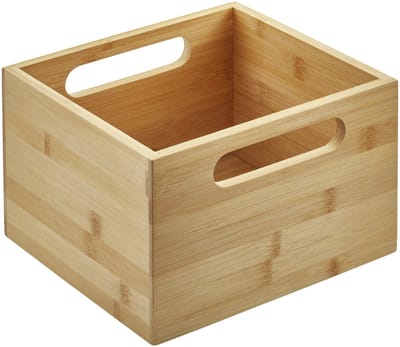 ORGA-BOX organisatiebak bamboe geolied 200 x 225 x 150 mm voor apothekerskasten en lades Lade-inzetstuk Uittrekbaar inzetstuk Opbergsysteem van SOTECH