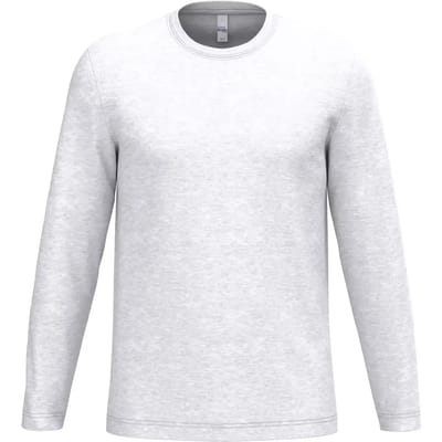 iDeal Basic Brand iDeal150 uniseks T-shirt LSL IB313 - Ideal Ash Heather - S